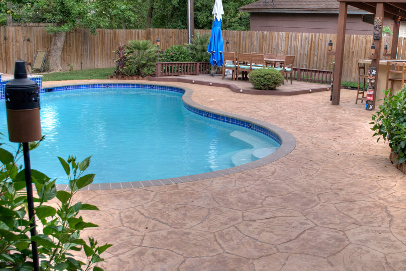 Concrete pool decks in Kingsport, TN